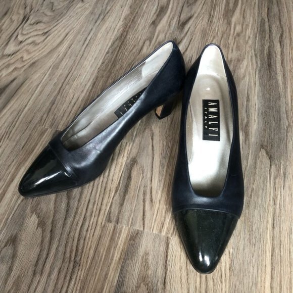 Amalfi Handmade In Italy leather Pointy Toe‎ heels - Picture 1 of 6